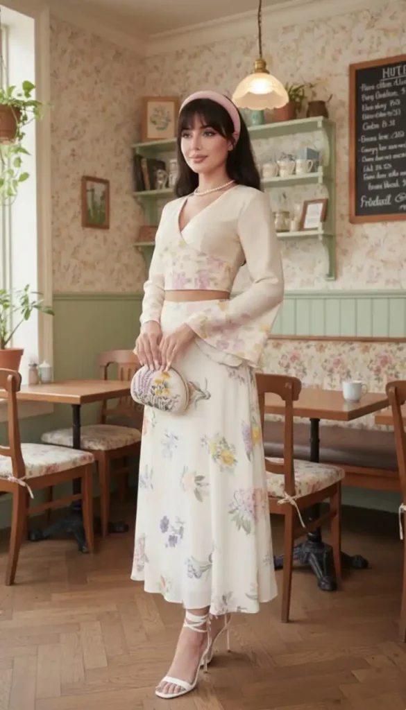 matching top and skirt