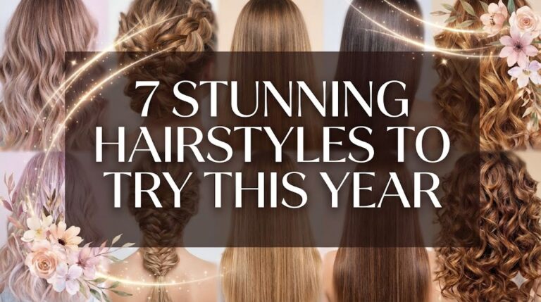 7 Stunning Hairstyles to Try This Year