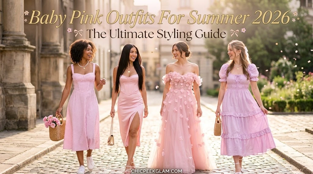 Baby Pink Outfits for Summer