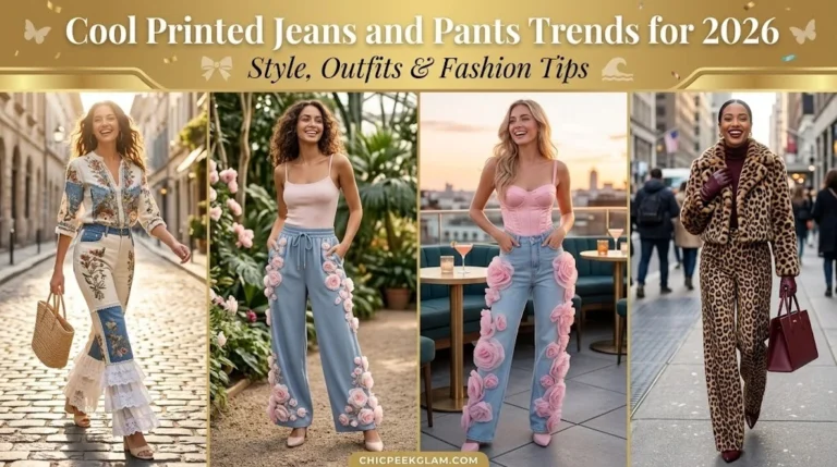 Cool Printed Jeans and Pants Trends for 2026: Style, Outfits & Fashion Tips