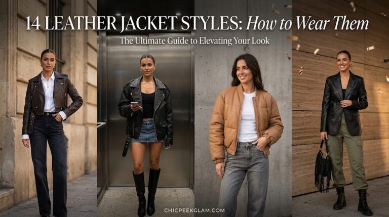 14 Leather Jacket Styles to Upgrade Your Everyday Wardrobe