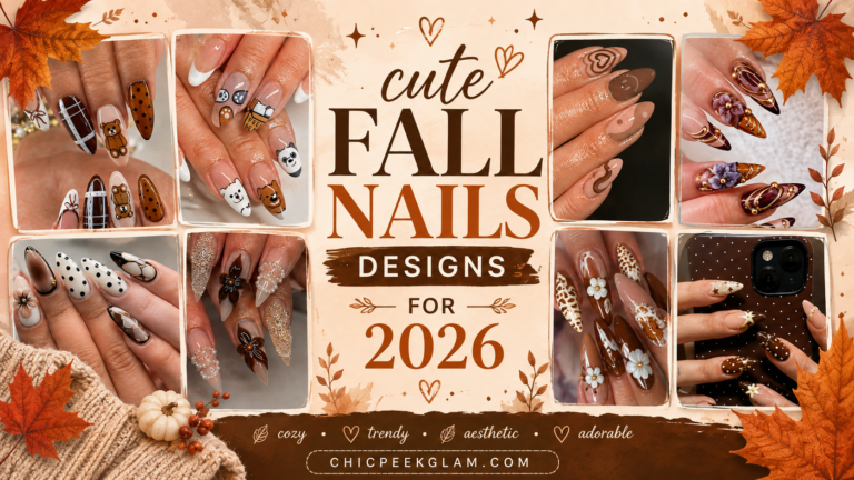 Ultimate Guide to Cute Autumn/Fall Nail Designs for 2026: Trends, Outfits & Styling Ideas